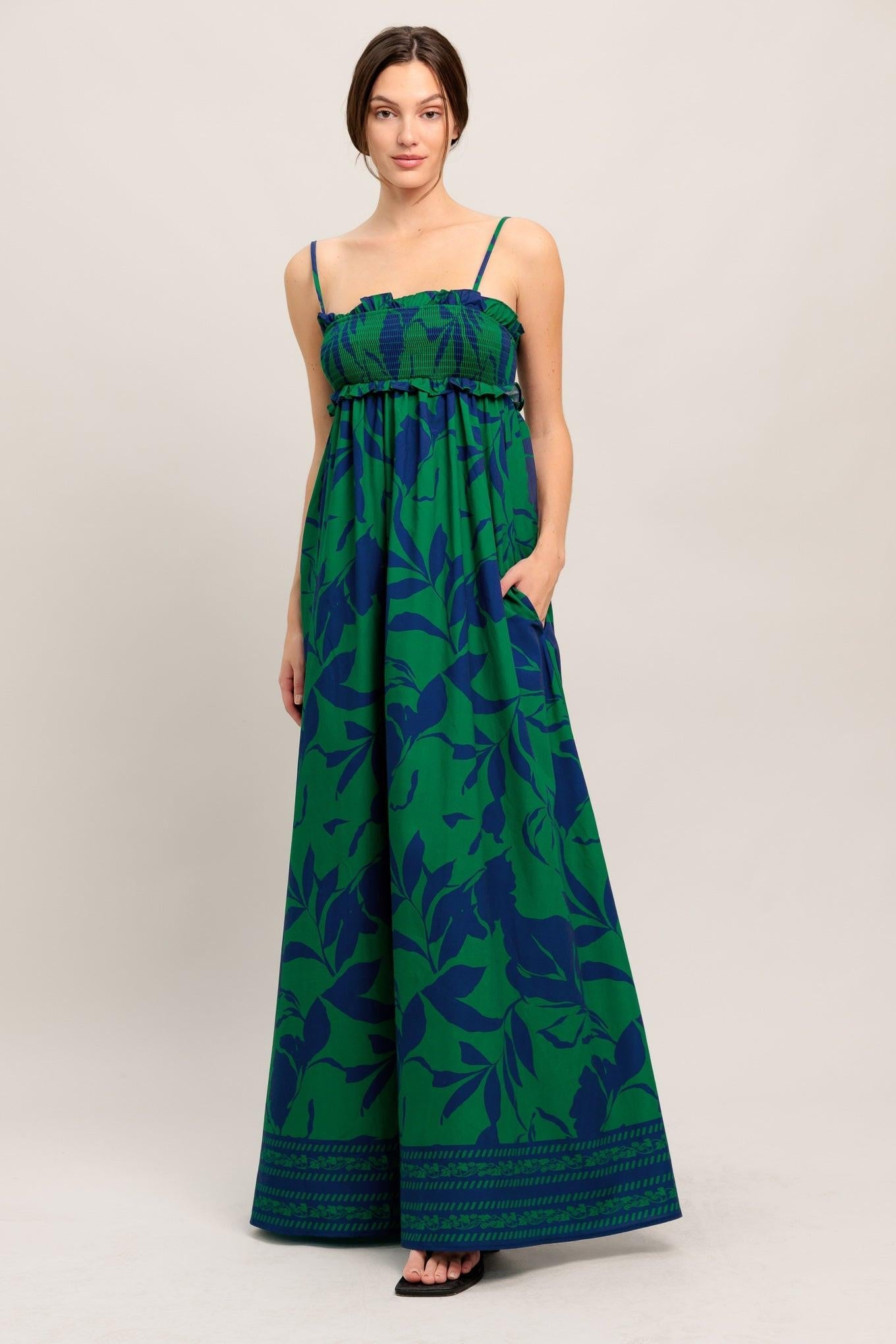 GARDEN PATH WOVEN MAXI DRESS Flying Tomato