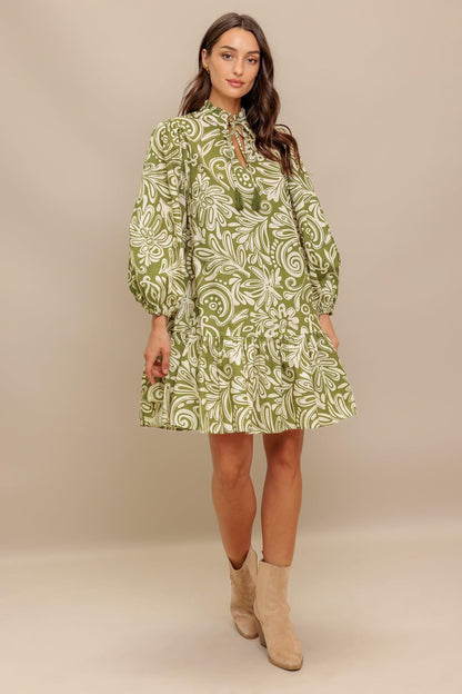 FLORENCE FLAIR WOVEN MINI DRESS Flying Tomato