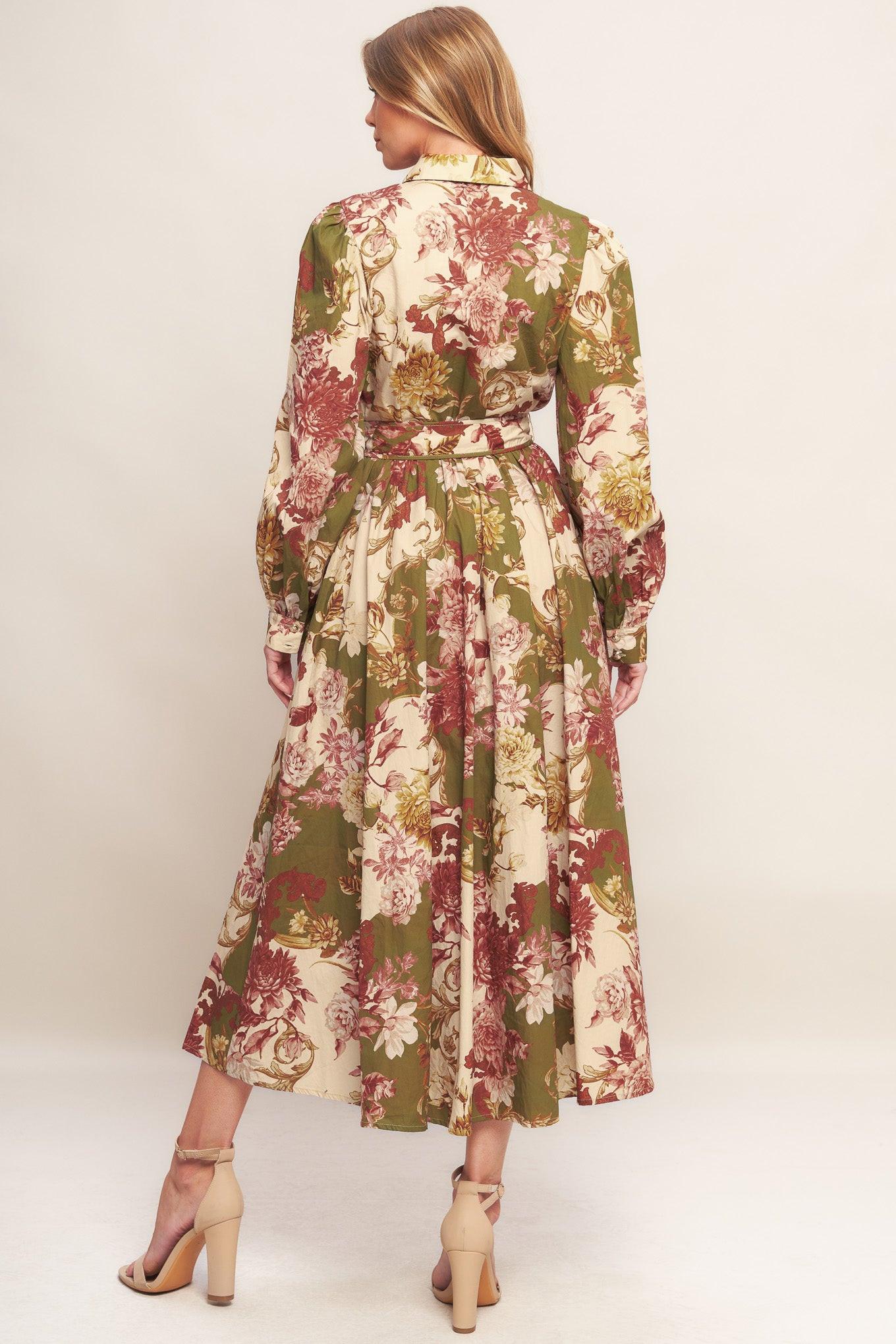 COUNTRY ROMANCE WOVEN MIDI DRESS Flying Tomato