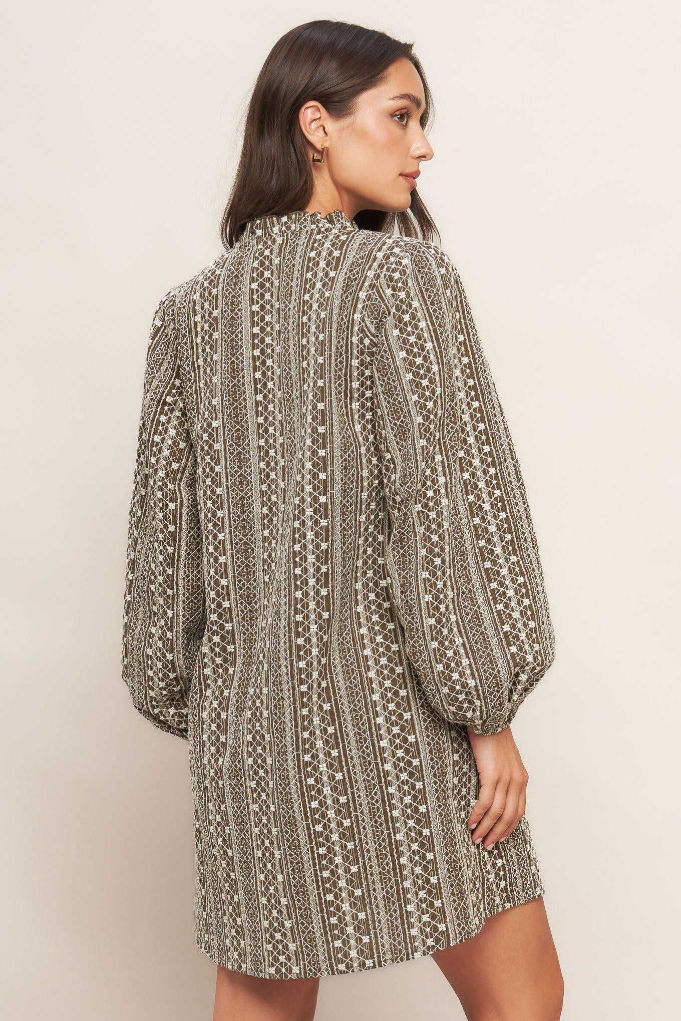 DESERT DUST WOVEN MINI DRESS Flying Tomato