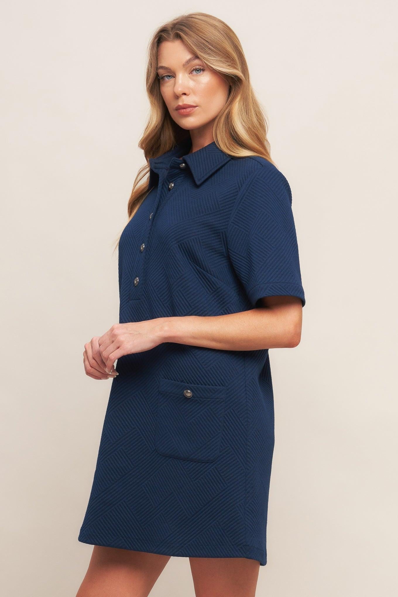 DOWNTOWN COOL KNIT MINI DRESS Flying Tomato