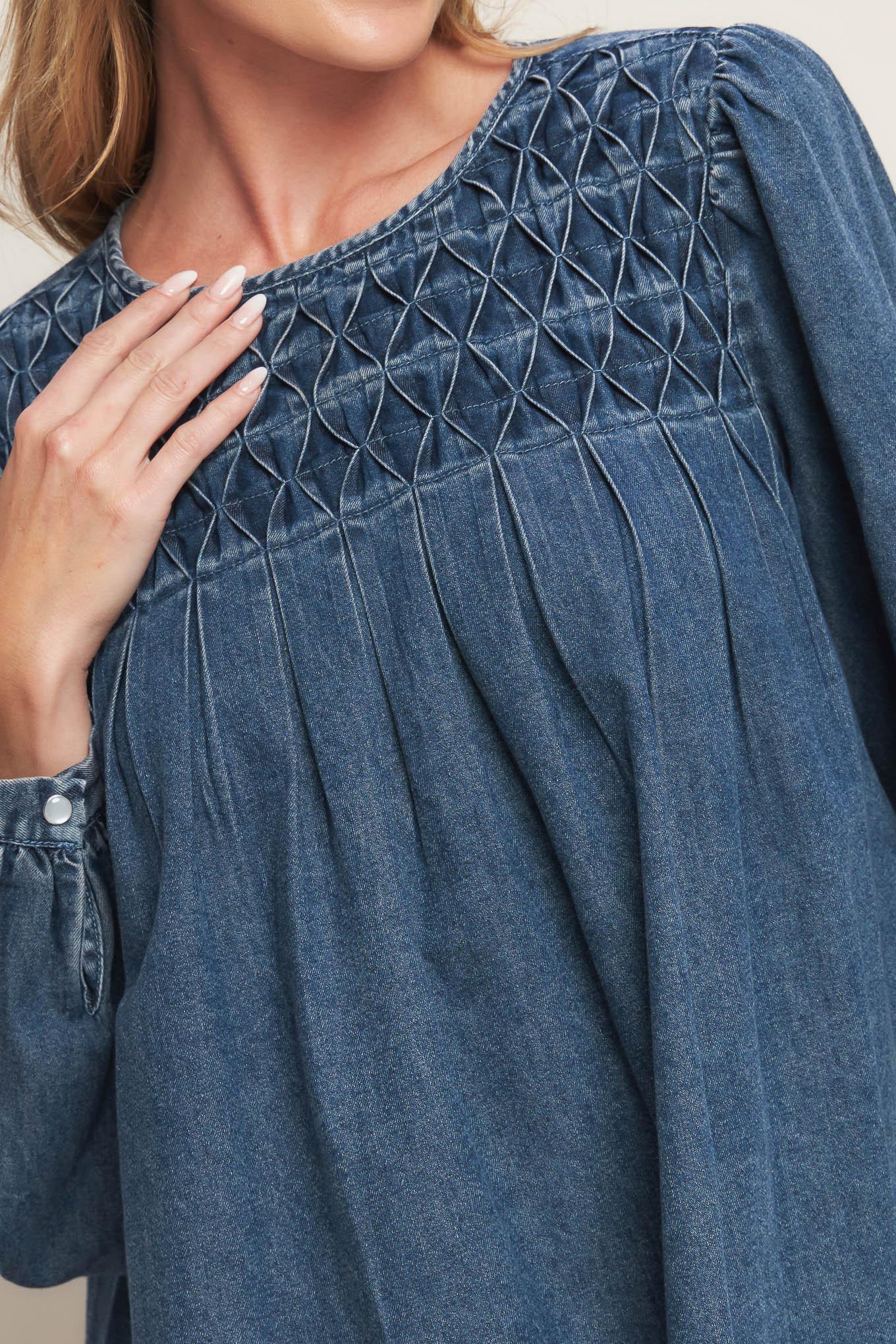 WEEKEND DENIM ICON MINI DRESS Flying Tomato