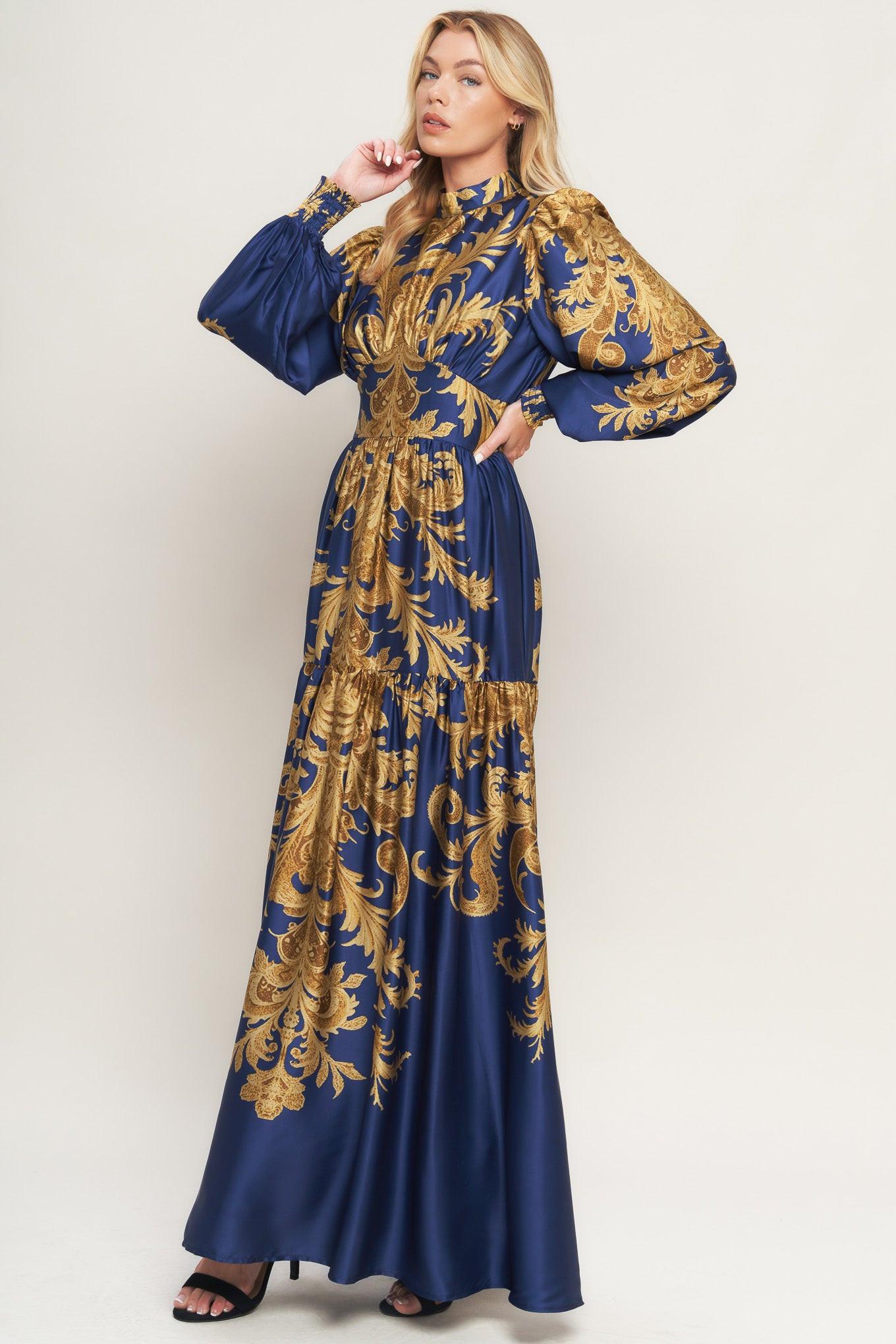 PALACE WALTZ WOVEN MAXI DRESS Flying Tomato