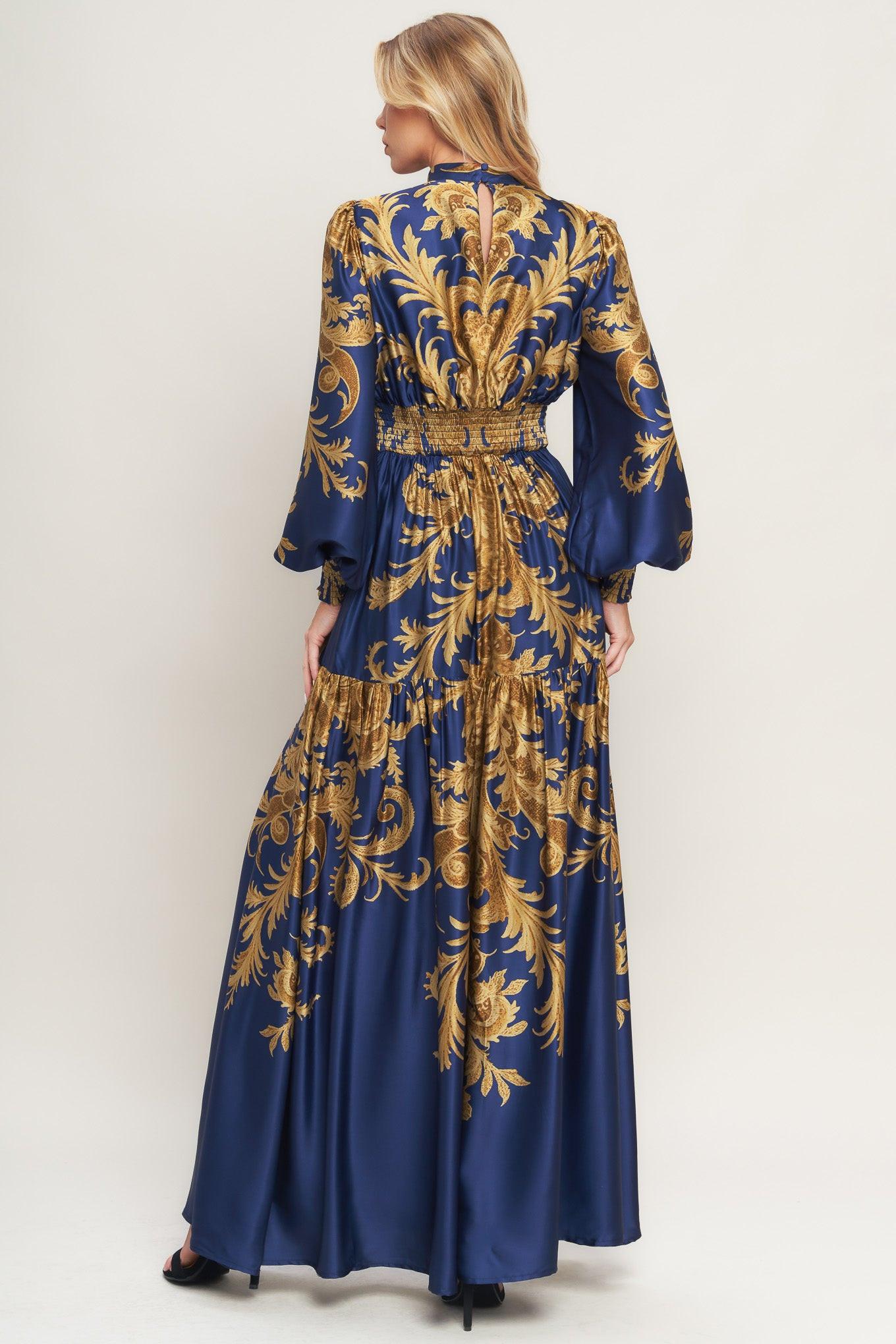 PALACE WALTZ WOVEN MAXI DRESS Flying Tomato