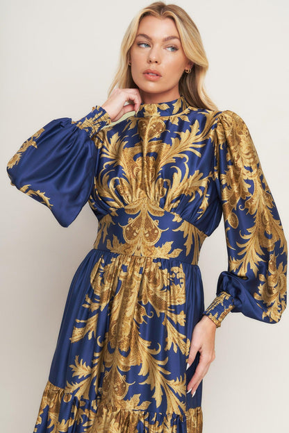 PALACE WALTZ WOVEN MAXI DRESS Flying Tomato