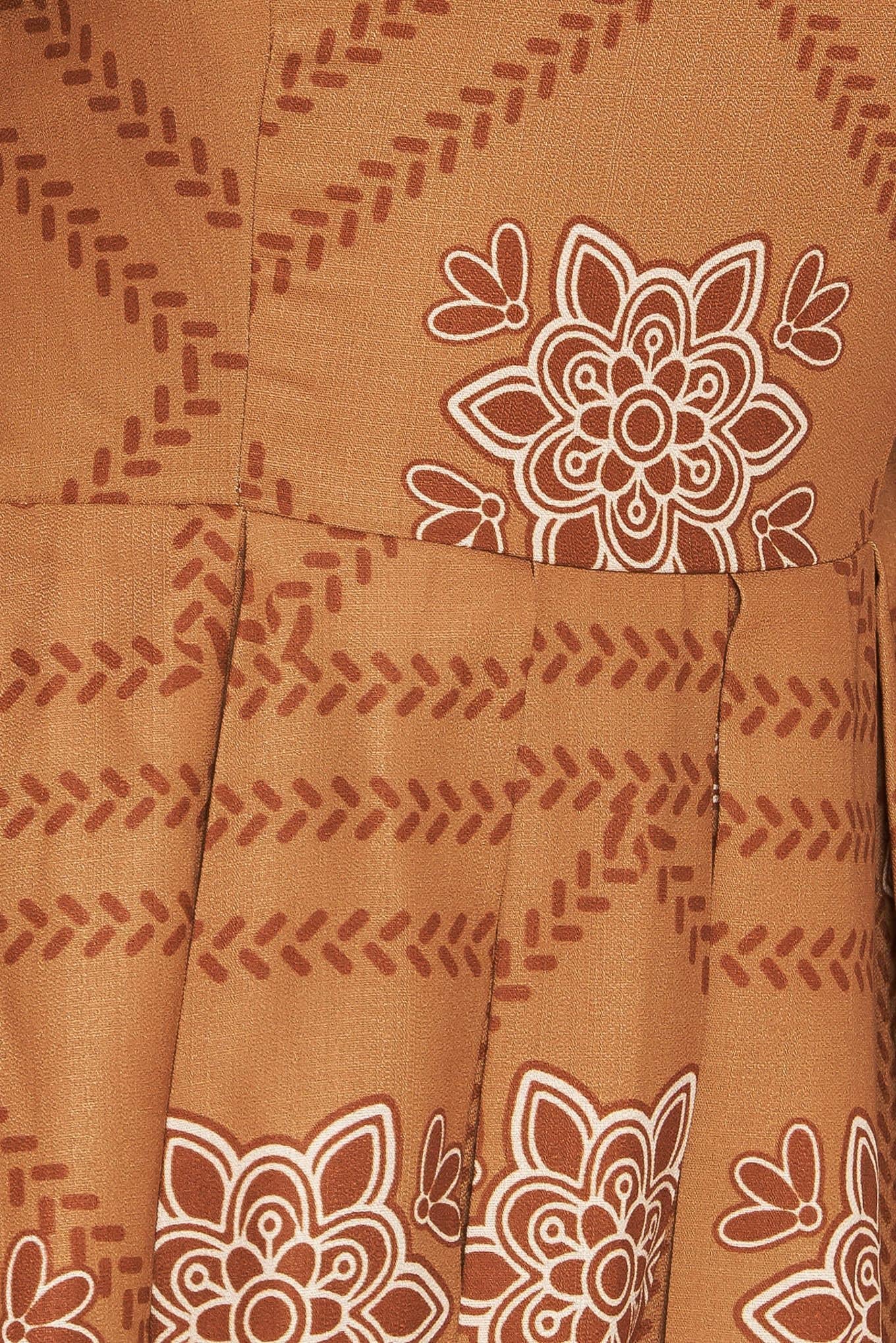 SOUTHWEST SQUARES WOVEN MIDI DRESS Flying Tomato