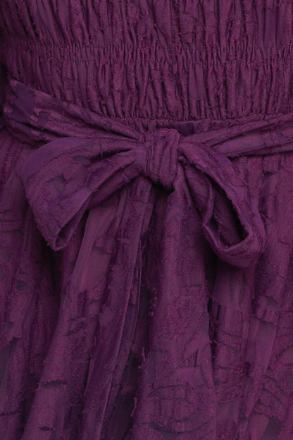 PASSION PLUM WOVEN LACE MINI DRESS Flying Tomato