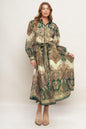 LOVELY GOLDEN VISION WOVEN MIDI DRESS Flying Tomato