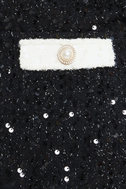 MIDNIGHT GLAM SEQUIN MINI DRESS Flying Tomato