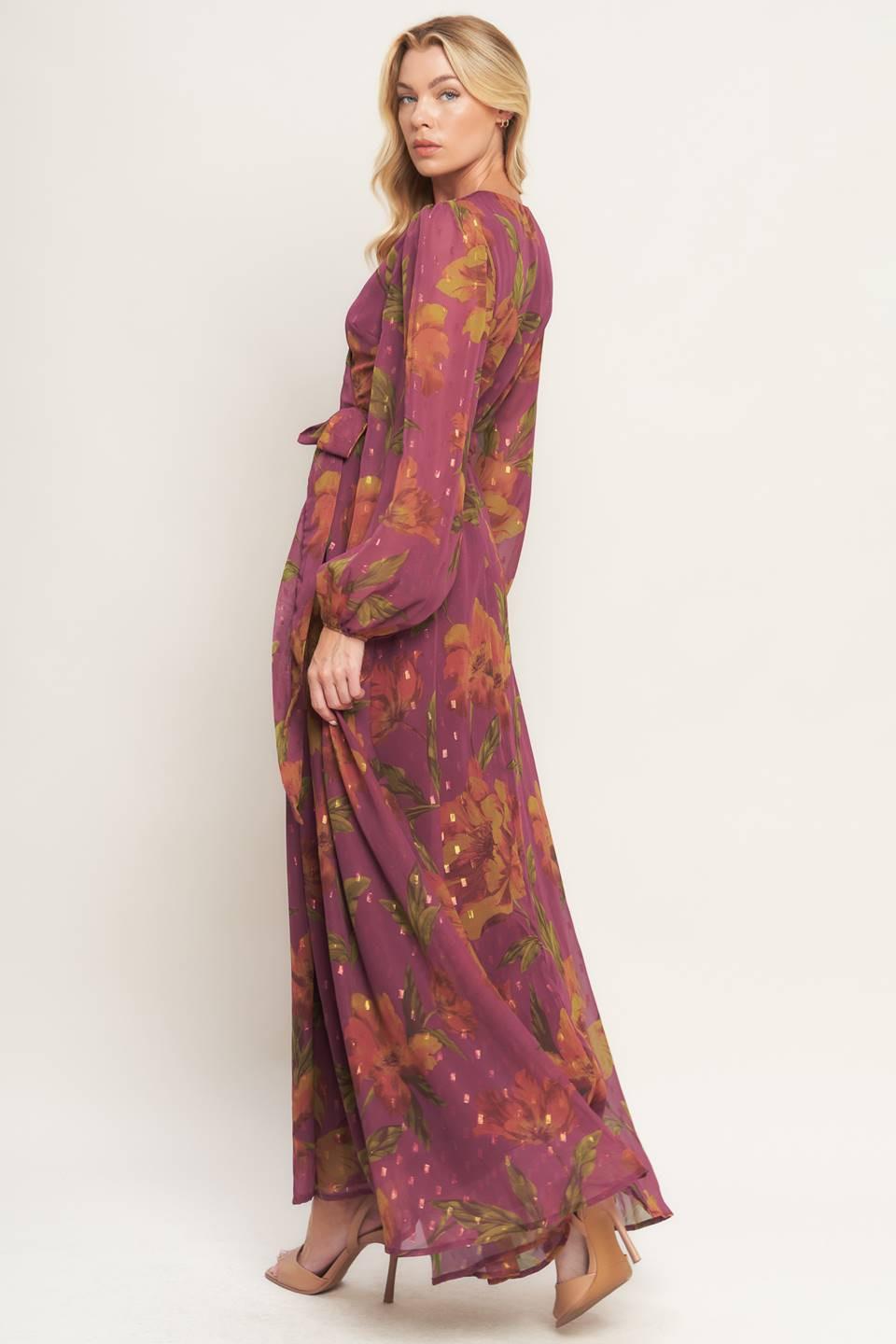 EMBER GARDEN WOVEN MAXI DRESS Flying Tomato