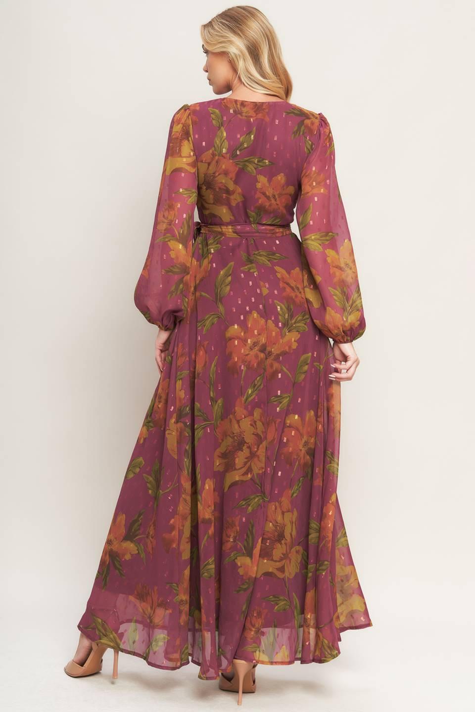 EMBER GARDEN WOVEN MAXI DRESS Flying Tomato
