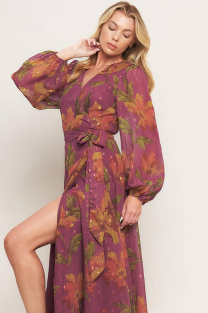 EMBER GARDEN WOVEN MAXI DRESS Flying Tomato