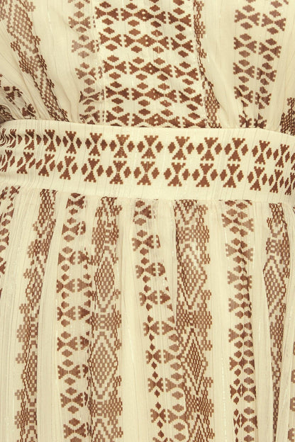 TRIBAL WHISPER WOVEN MIDI DRESS Flying Tomato