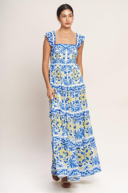 SALTY AIR SWEETHEART WOVEN MAXI DRESS Flying Tomato