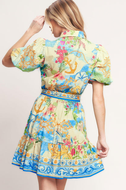 MEET ME IN PARADISE WOVEN MINI DRESS Flying Tomato