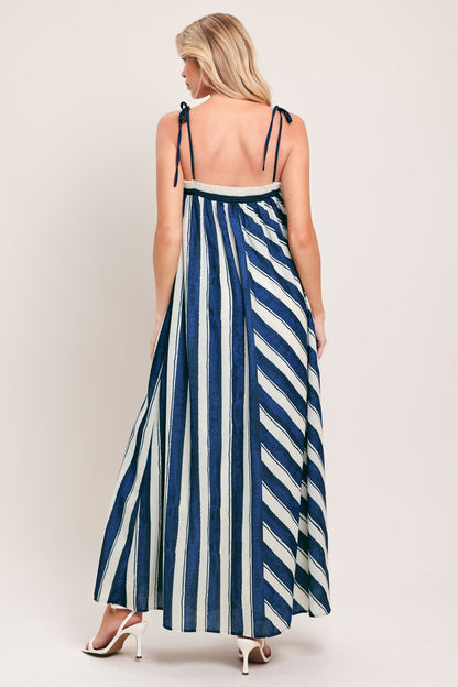 SEA RHYTHM WOVEN MAXI DRESS Flying Tomato