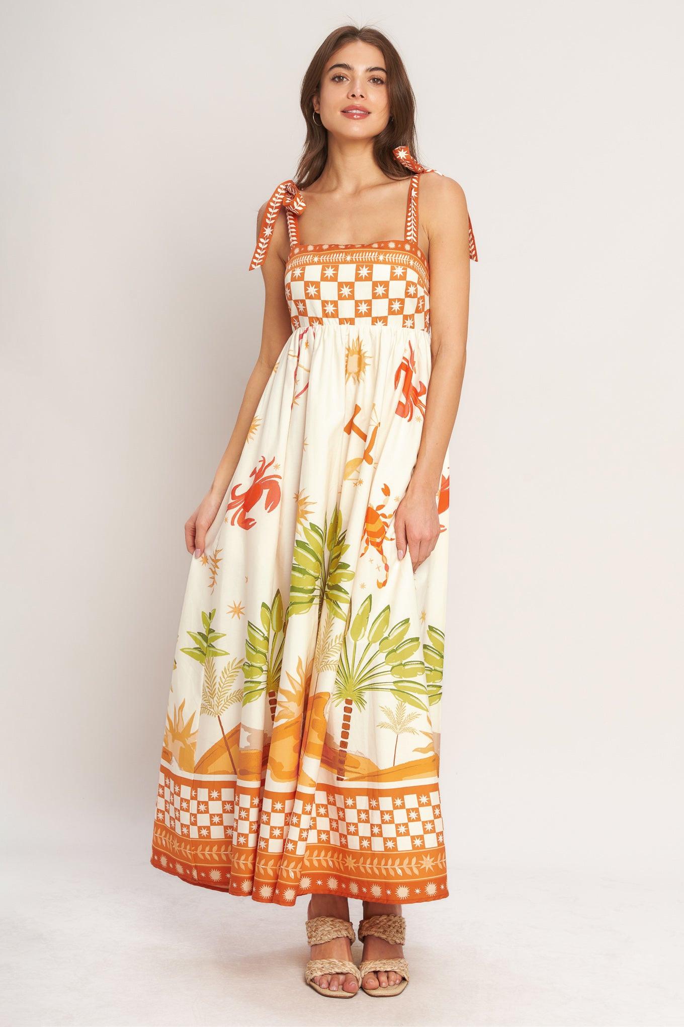 PALM COAST DREAM WOVEN MAXI DRESS Flying Tomato