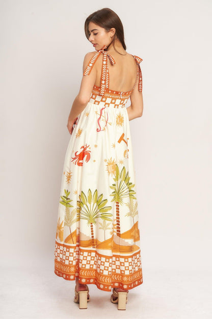 PALM COAST DREAM WOVEN MAXI DRESS Flying Tomato