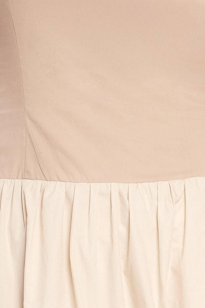 SPRING HARMONY COLOR BLOCKED MIDI DRESS Flying Tomato