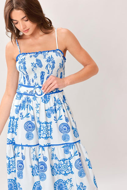 SANTORINI DREAM WOVEN MAXI DRESS Flying Tomato