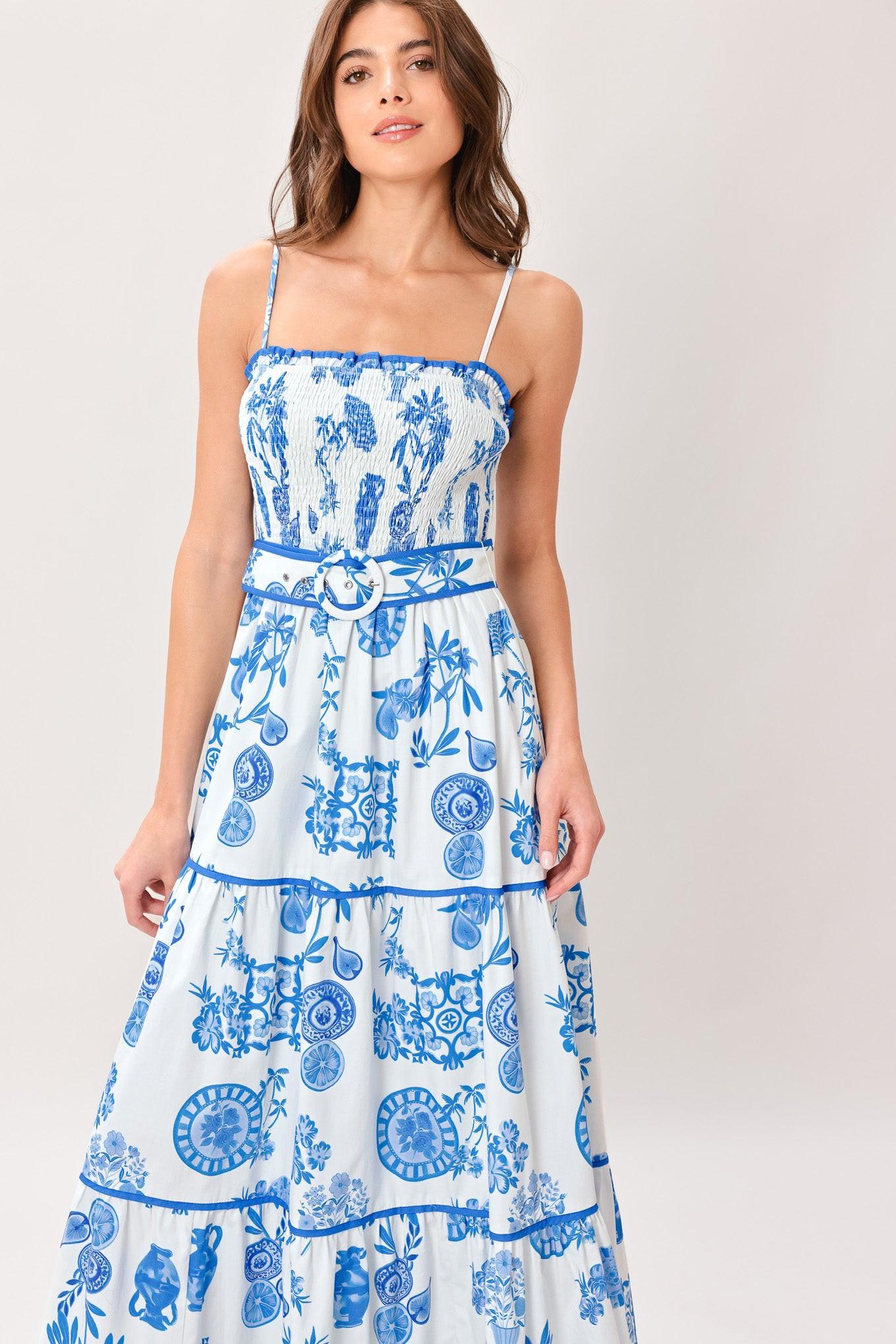 SANTORINI DREAM WOVEN MAXI DRESS Flying Tomato