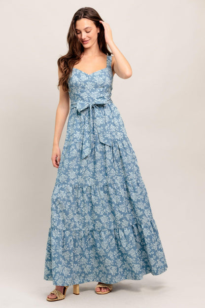 MODERN PRAIRIE BLOOM WOVEN MAXI DRESS Flying Tomato