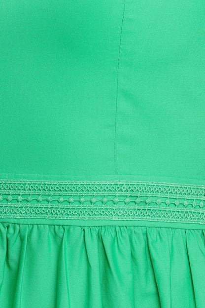 SWEET VERDANT WOVEN MAXI DRESS Flying Tomato