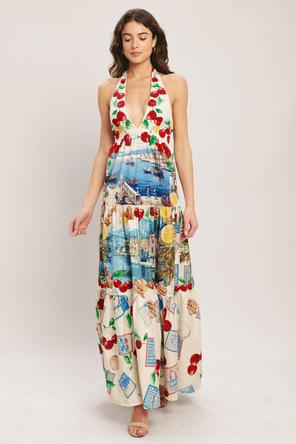 ITALIAN RIVIERA DREAM WOVEN MAXI DRESS Flying Tomato