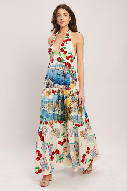 ITALIAN RIVIERA DREAM WOVEN MAXI DRESS Flying Tomato