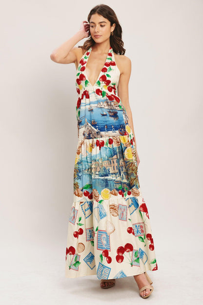 ITALIAN RIVIERA DREAM WOVEN MAXI DRESS Flying Tomato