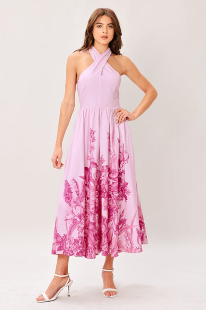 ROSELIGHT DREAM WOVEN MIDI DRESS Flying Tomato