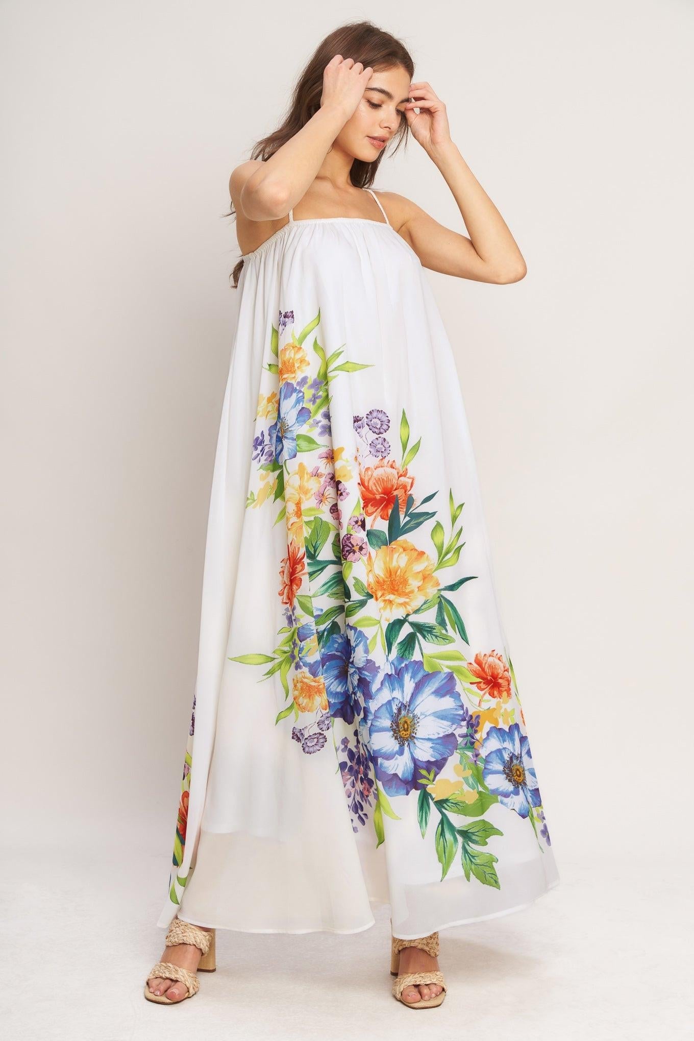 GARDEN AIR WOVEN ANKLE DRESS Flying Tomato