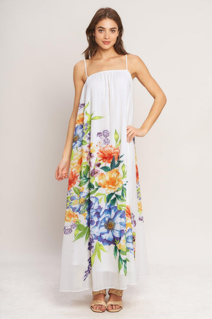GARDEN AIR WOVEN ANKLE DRESS Flying Tomato