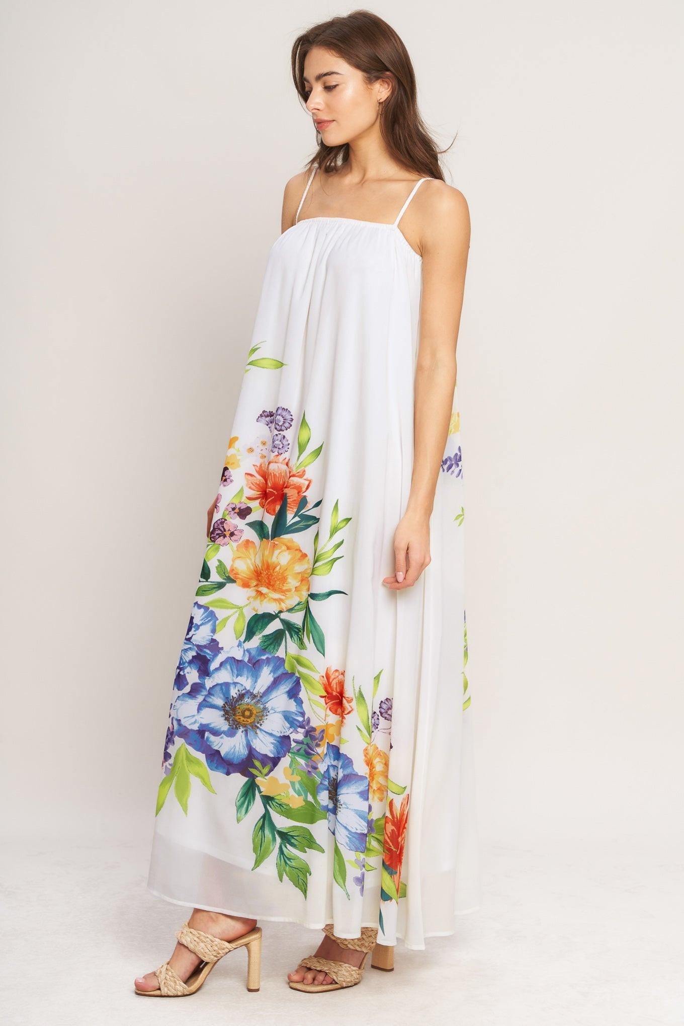 GARDEN AIR WOVEN ANKLE DRESS Flying Tomato