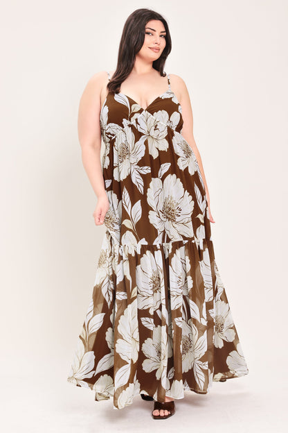 DESERT BLOOM WOVEN MAXI DRESS Flying Tomato