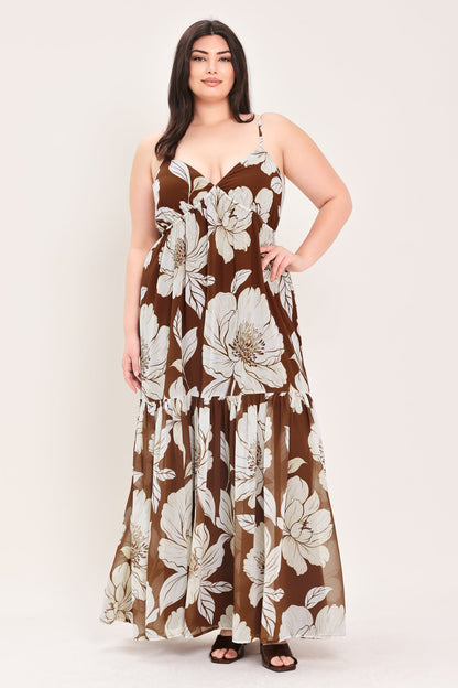DESERT BLOOM WOVEN MAXI DRESS Flying Tomato