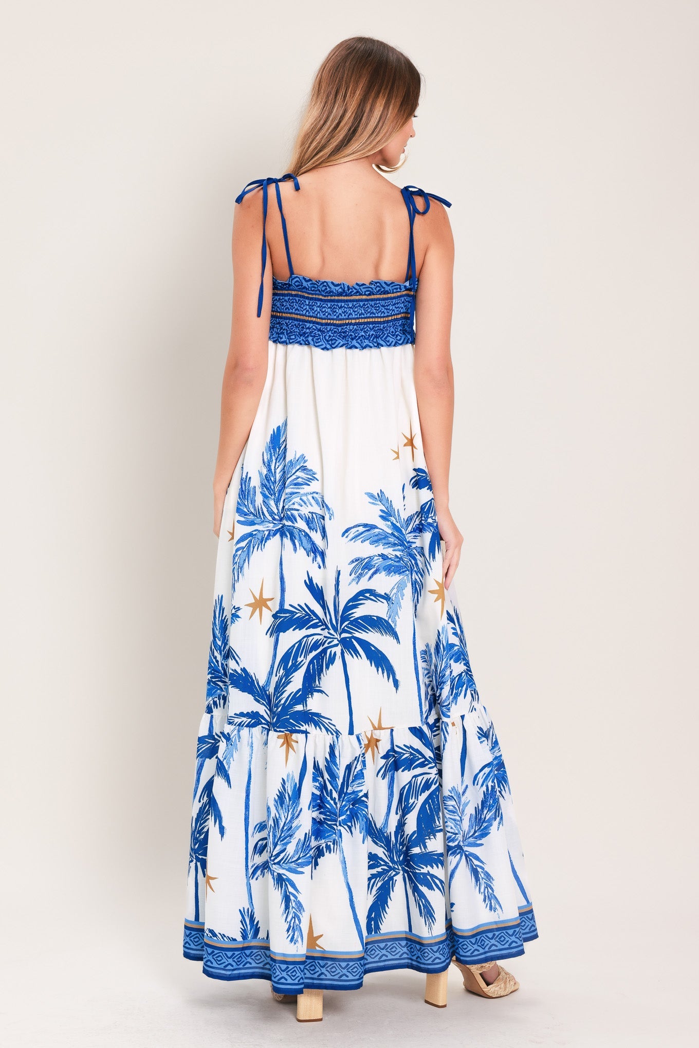PALM ESCAPE WOVEN MAXI DRESS Flying Tomato
