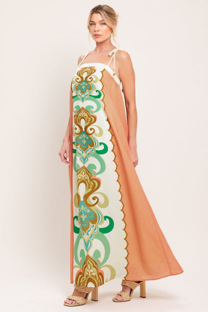 DESERT JEWEL WOVEN MAXI DRESS Flying Tomato