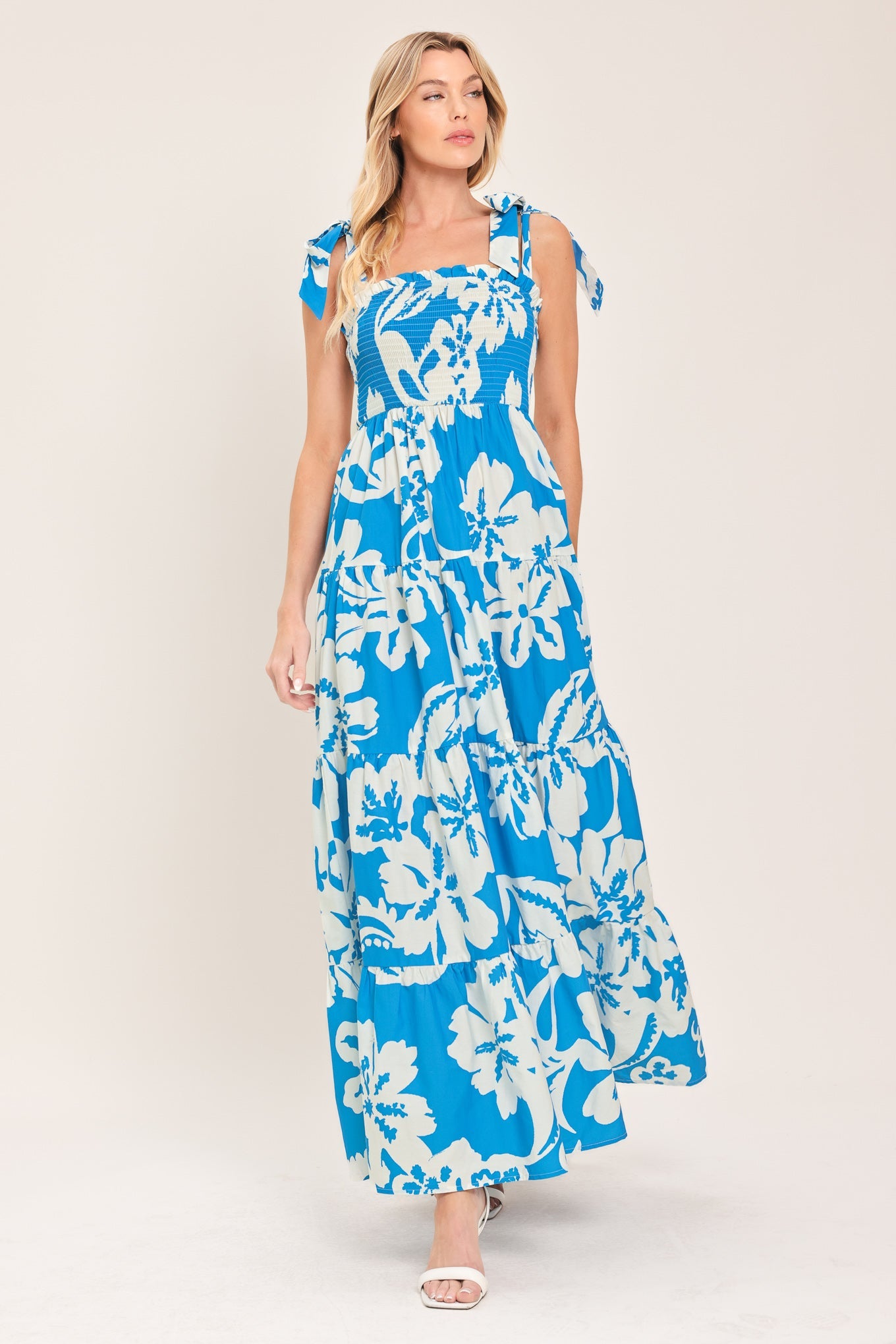 TROPICALLY YOURS WOVEN MAXI DRESS Flying Tomato