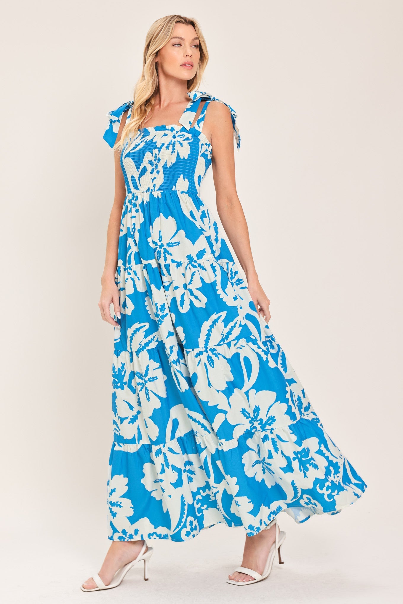 TROPICALLY YOURS WOVEN MAXI DRESS Flying Tomato