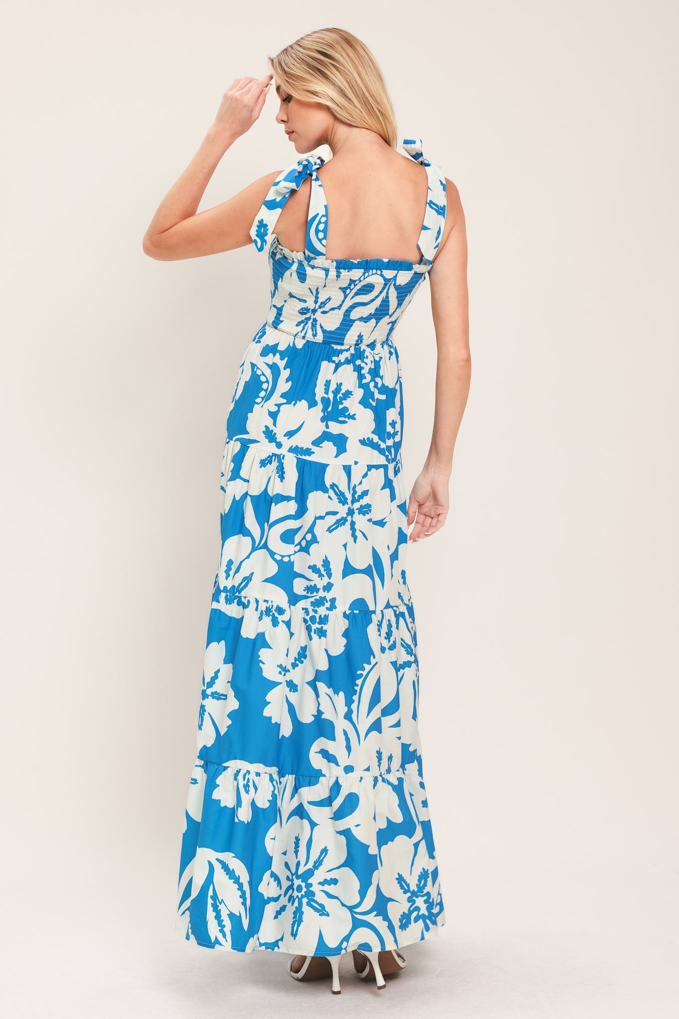 TROPICALLY YOURS WOVEN MAXI DRESS Flying Tomato