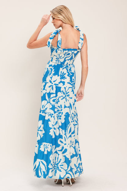 TROPICALLY YOURS WOVEN MAXI DRESS Flying Tomato