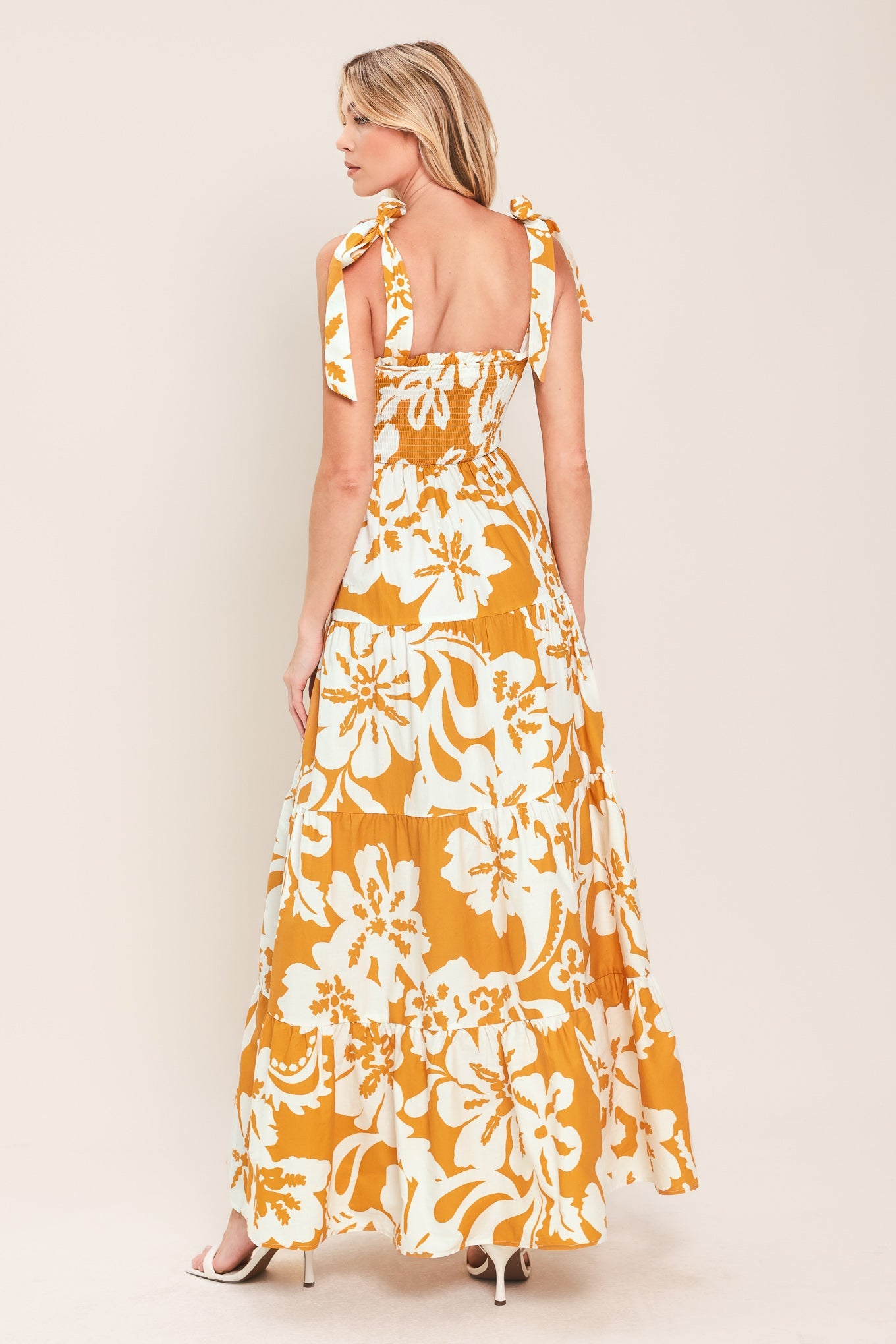 TROPICALLY YOURS WOVEN MAXI DRESS Flying Tomato