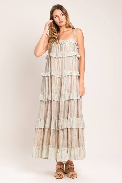 DUNE SERENA WOVEN MIDI DRESS Flying Tomato