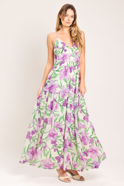 GARDEN SWEETHEART WOVEN MAXI DRESS Flying Tomato
