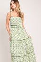 DAINTY FLORA WOVEN MAXI DRESS Flying Tomato