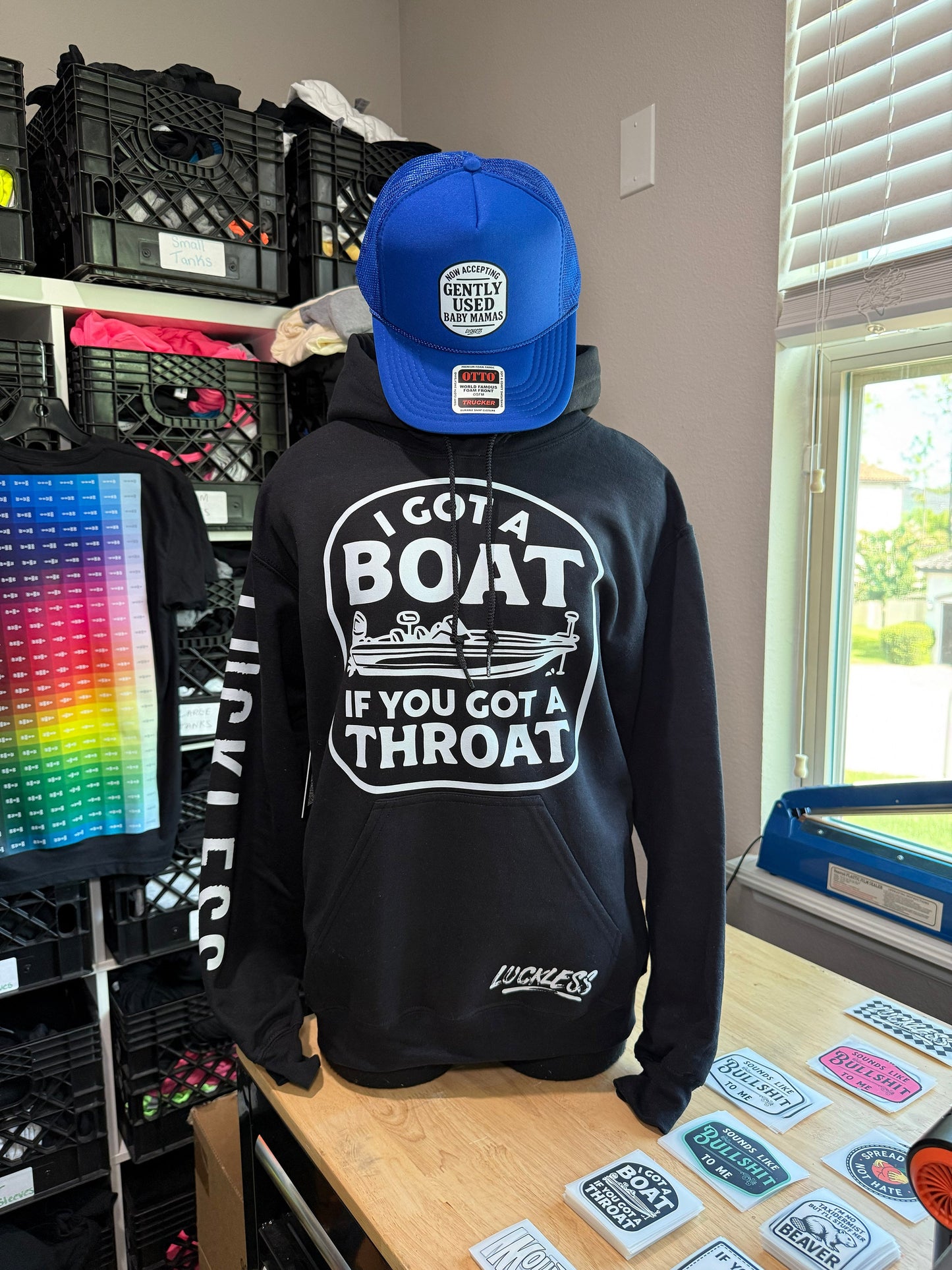 I Got A Boat Hoodie Luckless Outfitters