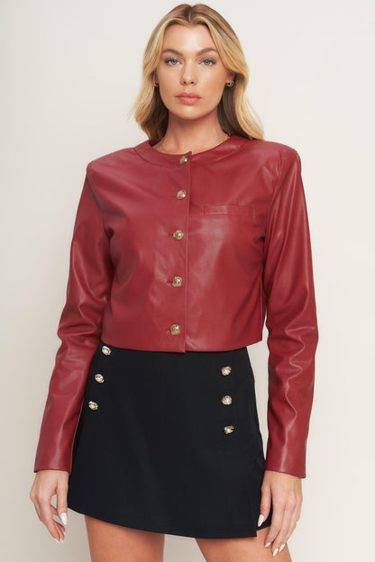 TACTICAL GRACE LEATHER JACKET Flying Tomato