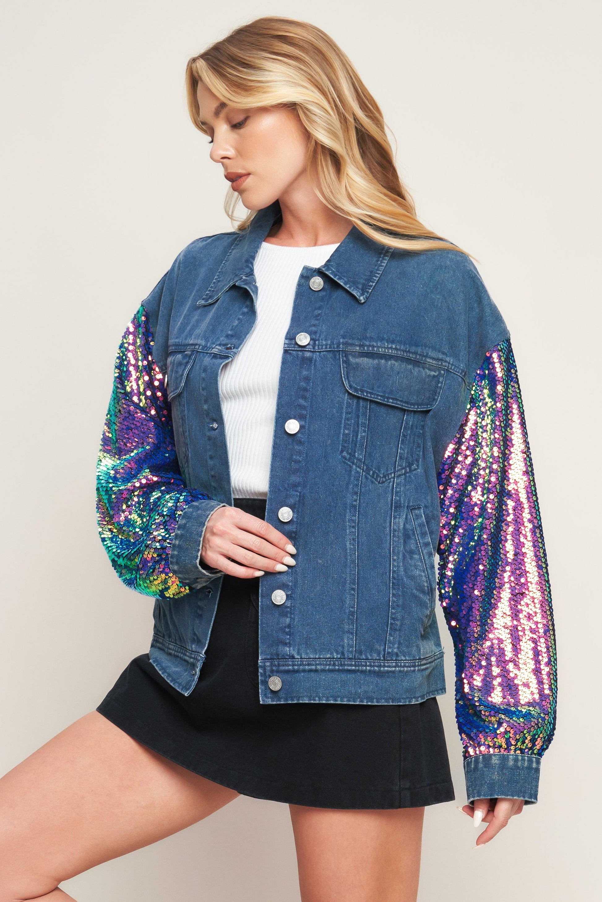 WALKING THE WALK DENIM JACKET Flying Tomato