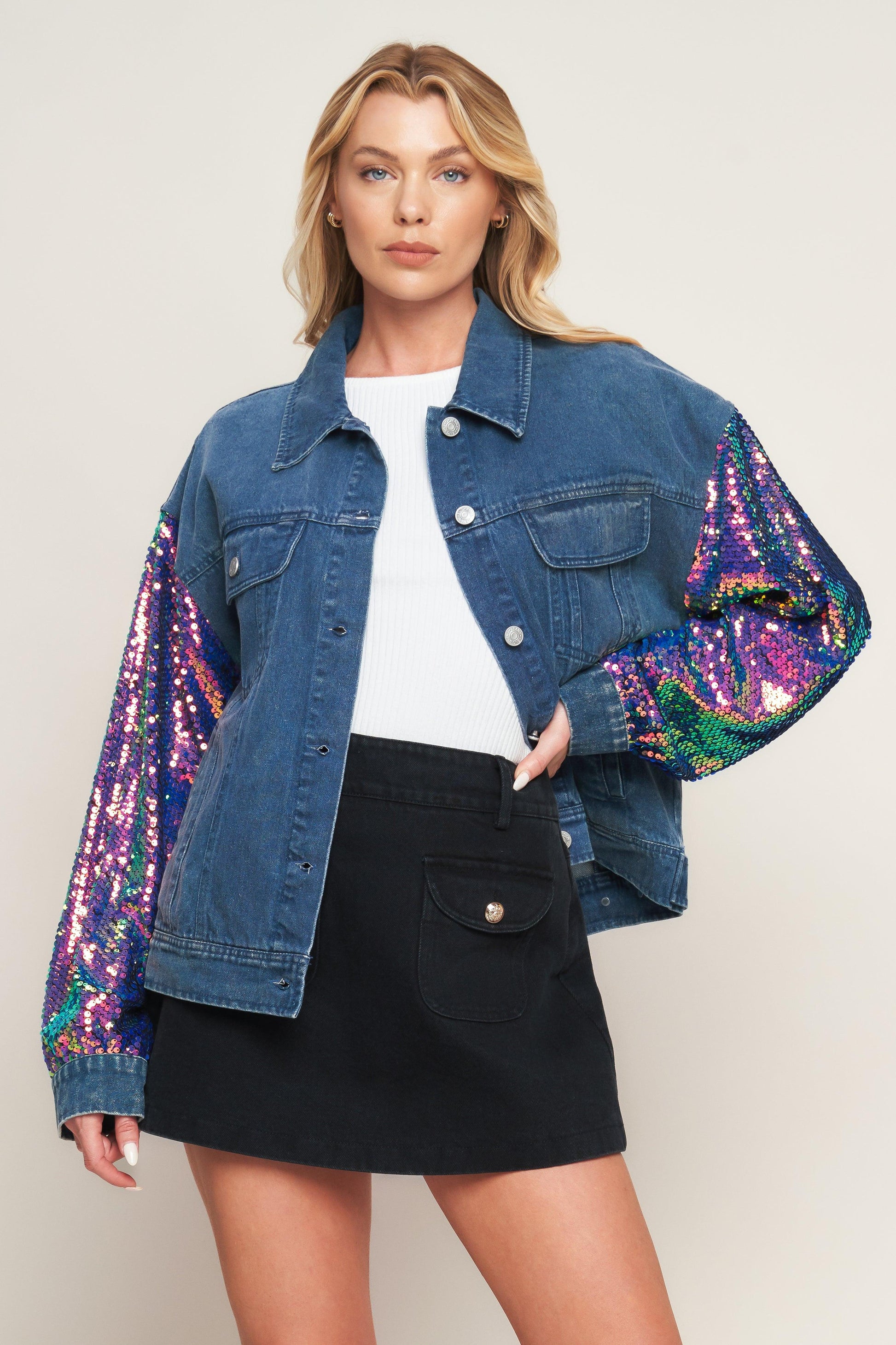 WALKING THE WALK DENIM JACKET Flying Tomato